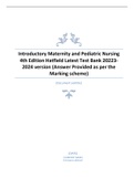 Introductory Maternity and Pediatric Nursing 4th Edition Hatfield Test Bank Chapter 1: The Health care provider's Role in a Changing Maternal–Child Health Care Environment MULTIPLE CHOICE 1. Which principle of teaching should the health care provider u