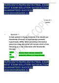 NURS-6521C/NURS-6521N-FINAL EXAM BEST EXAM SOLUTION SATISFACTION GUARANTEED SUCCESS 2022/2023GRADED A+ 