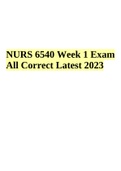 NURS 6540 Week 1 Exam All Correct Latest 2023 & NURS 6540 Quiz 11 2023 – Questions & Answers