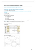 Summary Corporate Sustainability and Change Management GEO4-2610