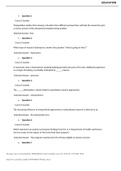 EDUC 750 Quiz 1|Graded A+ Question 1 3 out of 3 points Triangulation implies that viewing a situation from different perspectives will help the researcher gain a clearer picture of the educational situation being studied. Selected Answer: True  Question 