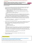 TEST BANK FOR FOUNDATIONS OF MATERNAL-NEWBORN AND WOMEN’S HEALTH NURSING 7TH EDITION BY MURRAY. MULTIPLE CHOICE 1. A nurse educator is teaching a group of nursing students about the history of family-centered maternity care. Which statement should the nur