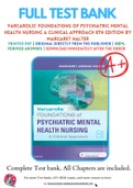 TEST BANK FOR Varcarolis' Foundations of Psychiatric Mental Health Nursing A Clinical 8th & 9th Edition by Margaret Jordan Halter BUNDLE