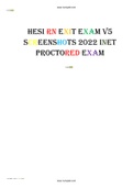 HESI RN EXIT EXAM V5 SCREENSHOTS 2022 INET PROCTORED EXAM