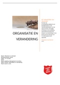 Module opdracht Organisatie en verandering beoordeeld met een 9!!