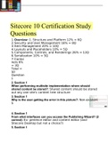 Sitecore 10 Certification Study Questions and Answers 2022