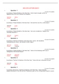 HIEU201 Lecture Quiz 1.latest 2022/2023 graded a plus