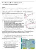 Duidelijke samenvatting van de hoorcolleges week 2 Planten en micro-organismen