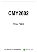 CMY2602 EXAM PACK 2023