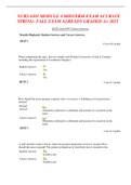 NURS 6501 MODULE 4 MIDTERM EXAM ACURATE SPRING- FALL EXAM ALREADY GRADED A+ 2023