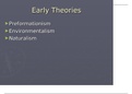 TTU HDFS 3301 Early Theories of Human Development Lecture Slides