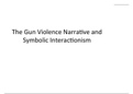 TTU CRIM 4325 The Gun Violence Narrative and Symbolic Interactionism Lecture Slides