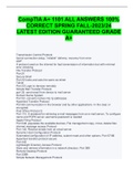 CompTIA A+ 1101 ALL ANSWERS 100% CORRECT SPRING FALL-2023/24 LATEST EDITION GUARANTEED GRADE A+