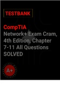 Network+ Exam Cram, 4th Edition, Chapters. 7-11 All Questions and answers