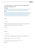 UNIV 104 Math Assessment Part 1 Part 2 Liberty University answers solutions studyblue Course UNIV 104 Institution Liberty University Question 3 The Smiths spend 15% of their monthly income on utilities. Their income in May was $3500. How much did they spe