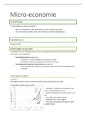 College aantekingen micro-economie