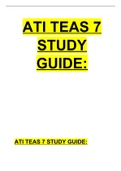 ATI TEAS 7 ENGLISH STUDY GUIDE 2