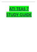 ATI TEAS 7 ENGLISH STUDY GUIDE