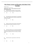 Test Bank for Holes Human Anatomy and Physiology 16th Edition Welsh  Chapter 1 - 24 Updated 2023