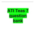 ATI Teas 7 question bank