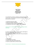  2021 PN Hesi Exit Exam Questions And Correct Answers graded  [A+]