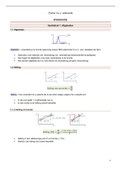 Samenvatting Fysica m.i.v. wiskunde 