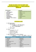 MARK KLIMEK TRANSCRIPT 2023 ANTICHOLINERGIC vs. CHOLINERGIC EFFECTS