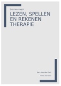 Examenvragen Lezen spellen rekenen therapie 2023