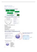 Summary Diagnostics Lectures