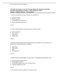 Test Bank For Journey Across the Life Span Human Development and Health Promotion Sixth Edition by Elaine U. Polan, Daphne R. Taylor Chapter 1-14