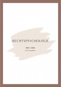 Samenvatting Rechtspsychologie, 2022-2023, Rechtspraktijk