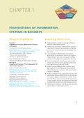  FOUNDATIONS OF INFORMATION SYSTEMS IN BUSINESS 