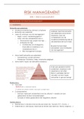 Samenvatting  Risk Management (MKM23a)