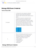 Biology 1020 Exam 2 Scott Bowling Test Bank - In class Lecture Exam