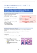 Samenvatting  Gedragsverandering