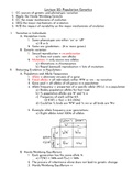 Biology Chapter 20 - Population Genetics