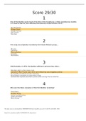  MUS 354 Elvis Exam 3 with Answers - All Answers are Correct