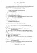 ASL Trueway Unit 1 Worksheet Complete Solution (Test Questions Exam_ANSWERED)