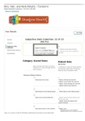 Skin, Hair, and Nails Results | Completed Shadow Health Health Assessment Laboratory -  NUR 305L