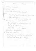 Class notes MATH2355 (MATH2355) 