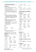 Edexcel GCSE Maths Higher Practice Book - Answers.