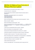 2023 Bio 111 Midterm Exam University of Michigan-Flint latest updated 