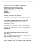 D196- Principles of Financial and Managerial Accounting /WGU D076 Finance Skills for Managers/WGU D075 Information Technology Management Essentials./ WGU D196 Pre-Assessment Q&A 2023  /D196 STUDY GUIDE/ /wgu d196 pre assessment Q&A 2023/WGU D196 QUESTIONS