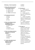 Phthisiology – Exam test questions _ Correct Answers Highlighted in Yellow