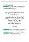 Samenvatting Minor Creative Business | Communicatie 