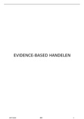 wetenschappelijk denken en evidence based handelen