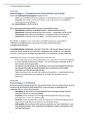 Samenvatting Hoorcolleges 2.8C Onderwijswetenschappen: Problemen en Interventies op School (FSWE2-082-A)