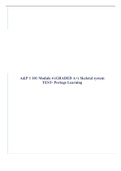 A&P 1 101 Module 4 (GRADED A+) Skeletal system TEST- Portage Learning