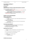 Gezondheidsvoorlichting 2.1.1 - Onderzoeksopzet schrijven & Onderzoeksresultaten verwerken