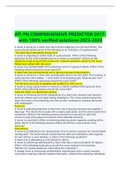  ATI PN COMPREHENSIVE PREDICTOR 2017-with 100% verified solutions-2023-2024